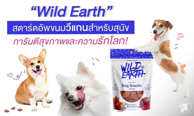 “Wild Earth” ขนมวีแกนสำหรับสุนัข การันตีสุขภาพและความรักโลก!